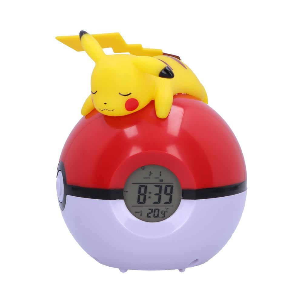 Wekity Pikachu Réveil coloré Led Horloge carrée Réveil numérique