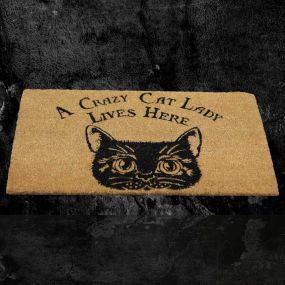 Crazy Cat Lady Doormat 45x75cm