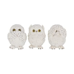 Three Wise Owls 8cm Owls De retour en stock