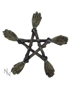 Broomstick Wall Plaque 19cm Witchcraft & Wiccan Gifts Under £100