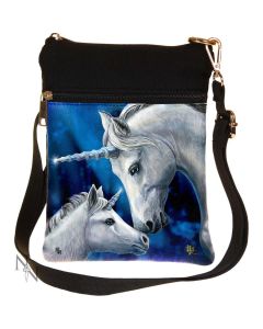 Sacred Love Shoulder Bag (LP) 23cm Unicorns Lisa Parker