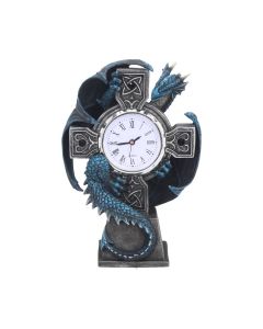 Draco Clock (AS) 17.8cm Dragons Gothique