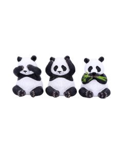 Three Wise Pandas 8.5cm Animals NN Moyen Figurines
