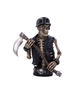 Ride out of Hell Bust (JR) 30cm Bikers Macabre Papas