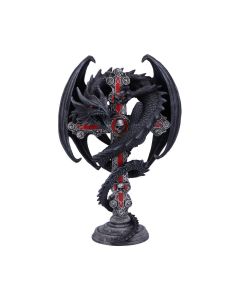 Gothic Guardian Candle Holder (AS) 26.5cm Dragons Produits Populaires - Curiosités Maudites