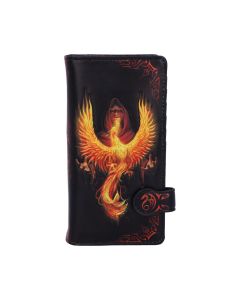 Phoenix Rising Embossed Purse (AS) 18.5cm Fantasy Gothique