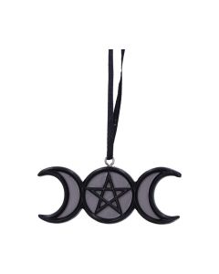 Triple Moon Magic Hanging Ornament 7.5cm Witchcraft & Wiccan Nouveau en stock