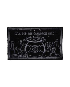 I'll Pop the Cauldron on Doormat 45 x 75cm Witchcraft & Wiccan Nouveaux Produits