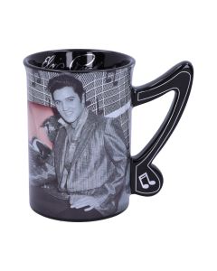 Mug - Elvis - Cadillac 16oz Famous Icons Out Of Stock
