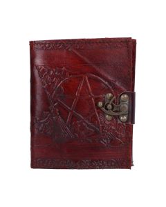 Pentagram Leather Emboss Journal+Lock(SIW) Witchcraft & Wiccan Stock Arrivals