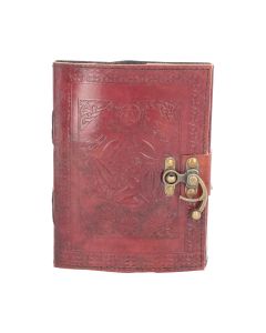 Pentagram Leather Journal w/lock 15 x 21cm Witchcraft & Wiccan Sorcellerie et Wiccan