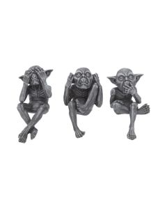 Three Wise Goblins 12cm Gargoyles & Grotesques Roll Back Offer