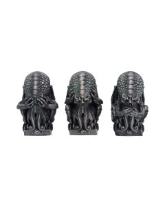 Three Wise Cthulhu 7.6cm Horror Statues Small (Under 15cm)