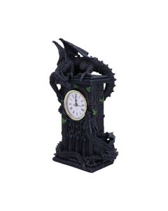 Duelling Dragons Clock (26cm) Dragons Gothique