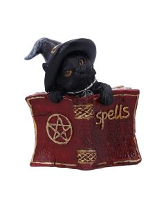 Kitty's Grimoire (Red) 8.2cm Cats Statues Small (Under 15cm)