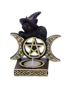 Black Magic Tea Light Holder 11.2cm Cats Nouveaux Produits