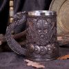 Bronze Drakkar Viking Tankard 15cm History and Mythology Gifts Under £100
