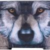 Guardian Wolf Embossed Purse 18.5cm Wolves Flash Sale Artists & Rock Bands
