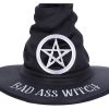 Bad Ass Witch Hanging Ornament 9cm Witchcraft & Wiccan Christmas Product Guide