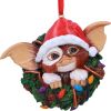 Gremlins Gizmo in Wreath Hanging Ornament 10cm Fantasy Gifts Under £100