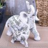 Henna Happiness 17cm Elephants Statues Medium (15cm to 30cm)