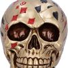 Dead Man's Hand - Gold 15cm Skulls Last Chance to Buy