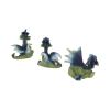 Triple Trouble 8cm (Set of 3) Dragons Figurines de dragons