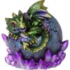 Emerald Hatchling Glow 12.5cm Dragons Figurines de dragons