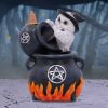 Snowy Brew Backflow Incense Burner 17cm Owls Spiritual Product Guide
