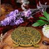 Triple Moon Fragrance Incense Burner 13.7cm Witchcraft & Wiccan Gifts Under £100