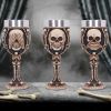 Three Wise Skeleton Goblet 20cm Skeletons Stock Release Spring 2024