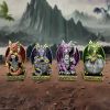 Defend the Hoard (Set of 4) 10cm Dragons Figurines de dragons
