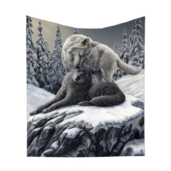 Snow Kisses Throw (LP) 160cm Wolves Last Chance to Buy