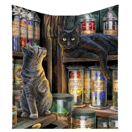 Magical Emporium Throw (LP) 160cm Cats Articles en Vente