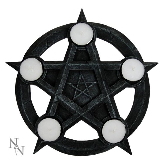 Pentagram Tealights 26cm Witchcraft & Wiccan De retour en stock