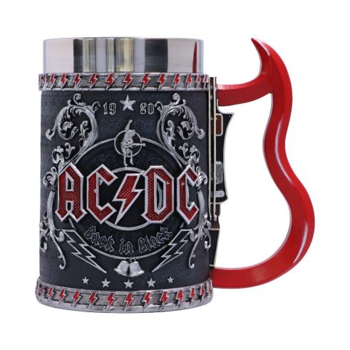 ACDC Back in Black Tankard 16cm Band Licenses Gifts Under £100