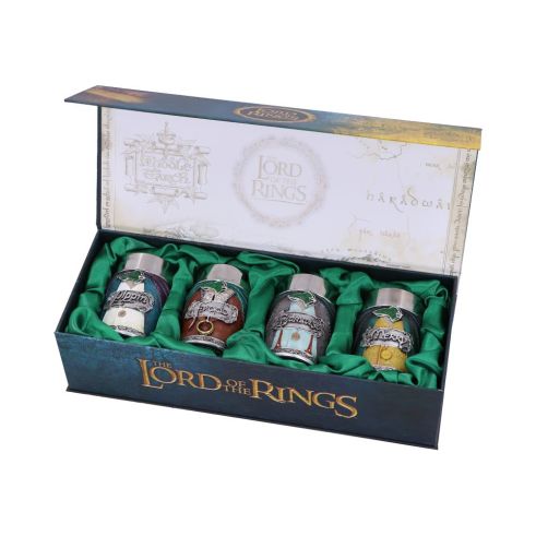 Lord of the Rings Hobbit Shot Glass Set Fantasy Out Of Stock