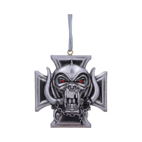 Motorhead Warpig Cross Hanging Ornament 6cm Band Licenses Flash Sale Artists & Rock Bands