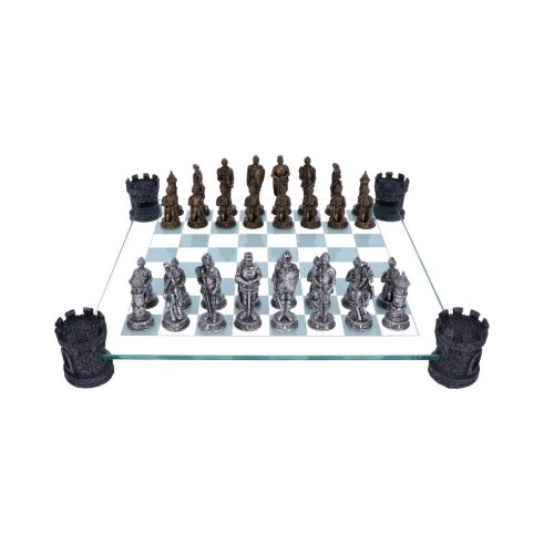 Medieval Knight Chess Set 43cm History and Mythology RRP Under 100