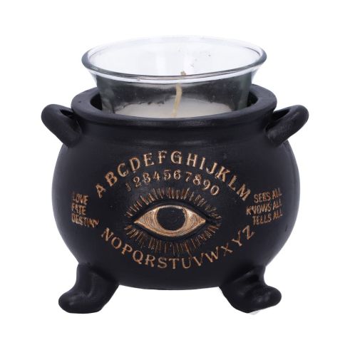 All Seeing Cauldron Candle Holder 9cm Witchcraft & Wiccan De retour en stock