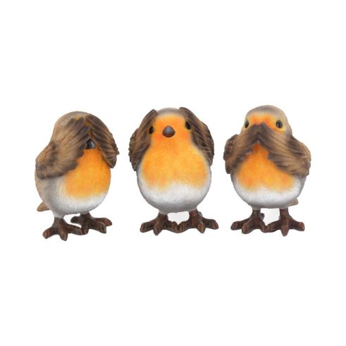 Three Wise Robins 8cm Animals Out Of Stock