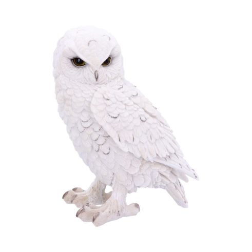 Snowy Watch Large 20cm Owls De retour en stock