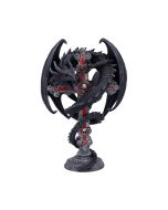 Gothic Guardian Candle Holder (AS) 26.5cm Dragons De retour en stock